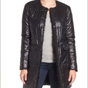 Via Spiga Puffer Faux Fur Reversible Jacket Small